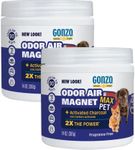 Gonzo Natural Magic Air Activated Charcoal - 2 Pack - for Litter Boxes Cages and Pet Beds 14 Ounce