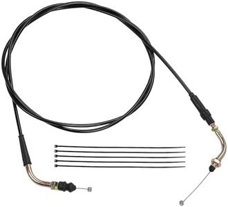 BlueStars 78 inch Throttle Cable - GY6 50cc 80cc 125cc 150cc 139QMB 157QMJ TaoTao BWS Lancer Thunder Future Champion Ice Bear Jonway Roketa RX50 Wildfire Vespa Buggy Dongfang Scooter Moped Go Kart