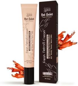 Nat Habit Fresh Netraa Under Eye Cream For Fine lines, Puffiness, Wrinkles & Dark Circles For Men & Women With Vitamin C, Vitamin E, Polyphenols, Omega-3 & Retinol, 20gm