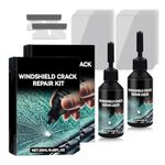 TKGEOUE Windscreen Repair Kit Glass Repair Fluid Upgraded Glass Repair Kit Long-Lasting For Windscreens 5 Min Quick Glass Repair Liquid Windows & Mirrors For Most Crack Types