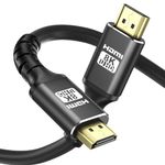 Betron Ultra HD 8K HDMI Cable 2.1, High-Speed, 3D and ARC Compatible, 2M Long for TV, PC, Monitor, PS4, PS5, Xbox and Projectors