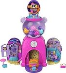 Polly Pocket Mattel Bear Chewing Gum Machine Playset