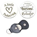 Funny Inspirational Pocket Hug Gifts for Women Men Christmas Birthday Gift for Coworker Friend Leaving Farewell Gifts for Son Sometimes You Forget You're Awesome Gift Pocket Hugs Keychain