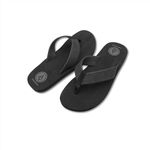 Volcom Men's Daycation Flip Flop Sandal, Black Destructo-new, 10