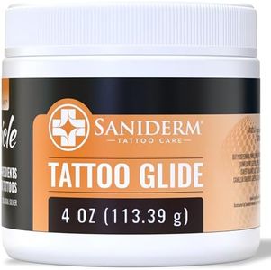 Saniderm Tattoo Glide (4 oz) – Dreamsicle, Naturally Scented with Orange and Vanilla Essential Oils, Made with Premium Ingredients – Use During and After the Tattoo Process – Soft, Whipped Texture