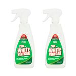 Pkge 500ml White Vinegar Cleaning Spray | Removes Dirt, Grimes, Stains | Use on Glass, Oven, and Window Cleaning | Perfect for Kitchen, Bathroom, Laundry & Descaling (Pack of 2)