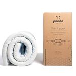 Panda Bamboo Memory Foam Mattress Topper & Extra Bamboo Cover - UK Double | Plush HydroFoam Memory Foam | 5 cm Thick | Orthopaedic Neck, Spine, Hip Support | Hypoallergenic