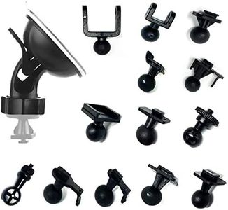 ShipeeKin en Voiture Dash Cam Support de Fixation à Ventouse pour véhicule Enregistreur vidéo sur Pare-Brise et Support de Fixation pour Tableau de Bord avec 13 Types Joints Adaptateur