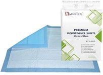 Omnitex 60 x 90cm Incontinence Bed Pads - 1400ml - 2000ml Disposable Absorbing Sheets (50x Pads - Premium (1400ml))