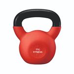 TTC Fitness Neoprene Kettlebell, Kettlebells Weight, Neoprene Coated Kettlebell for Gym Exercise 10kg