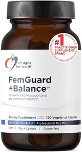 Designs for Health FemGuard + Hormone Balance for Women - DIM, Black Cohosh, Calcium D-Glucarate, EGCg Green Tea Extract & Chaste Tree Supplement for Mood Support & Estrogen Metabolism (120 Capsules)