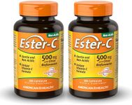 American Health Ester-C with Citrus Bioflavonoids - 500 mg - 120 Capsules (Pack of 2)