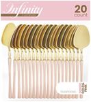 PlasticPro 20 Count Gold and Pink P