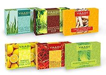 Vaadi Herbals Organic Soap Bar Traditional Remedy - Luxury Soap Handmade Soaps - For All Skin Type Sulfate Free 6 X 75 G