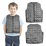 Weighted Vest for Kids, Sensory Quilted Weighted Compression Vest for Children with Autism ADHD, SPD, Processing Disorders and Calming, Stress Relief (Small - 2lbs)