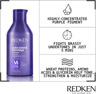 Redken Purple Shampoo for Blonde Hair, 300ml