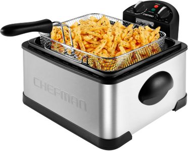 Chefman 4.3L Deep Fryer – Stainless Steel Electric Fryer