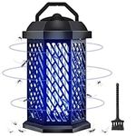 Bug Zapper Outdoor, 20W 4200V Electric Mosquito Zapper, IPX4 Electronic Mosquito Killer Insect Catcher and Trap for House, Patio, Kitchen, Backyard