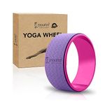 Cockatoo Yoga Wheel l 32 x 13 cms l Ultimate Comfort l Deep Tissue Massage, Back Pain Relief, Stretching, Backbends, Body Posture l Sweat Resistant & Eco-Friendly (Purple)