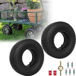 WEIYINGSI 13x5.00-6 Lawn Mower Tire and Inner Tube Sets Compatible with Yard Tractor, Hand Truck, Riding Lawn Mower, Lawn tractor and More