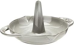 STAUB Cast Iron Vertical Roaster, Enamel, Graphite Grey, 24 cm