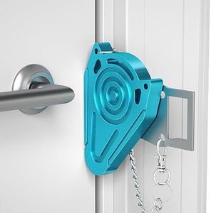 Portable Door Lock for Travel Hotel Safety - Metal Hotel Door Locks for Travelers Apartment Home Security Bedroom Hotel Room Locks for Kid Women Travel Gifts Apartment & Travel Essentials