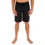 Hurley One and Only Solid 20" Board Shorts, Black/White, 36