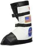 Aeromax Astronaut Boots, Size Medium, White, with NASA patches