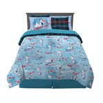 Franco Comforter and Sheet Set with Sham, Microfiber, Disney Frozen 2 Olaf, (7 Piece) Full Size