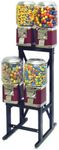 Classic 4 Unit Gumball Candy Machine with Step Stand