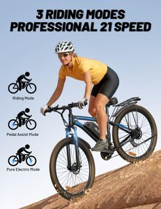 C29 29" Electric Mountain Bike – Lightweight Frame, Powerful Motor