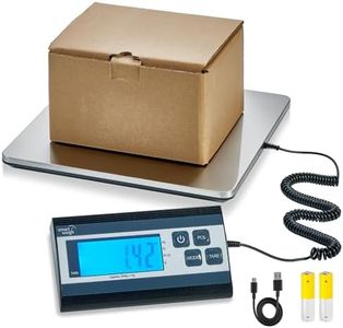 Smart Weigh 440lbs x 1 oz. Digital Heavy Duty Shipping and Postal Scale, Package Scale with Durable Stainless Steel Large Platform, Post Office Postal Scale and Luggage Scale