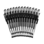 晨光 M&G Wind Speed Series Gel Pens Q7 - Fine Point 0.5mm, Classical Modle, 12 Count, Black