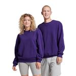 Russell Athletic Men's Dri-Power Fleece Sweatshirt, Purple, Medium