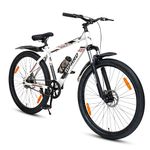 VESCO Leopard 27.5-T Cycle for Men with Front Suspension | Frame 18 Inch | Single Speed MTB Mountain Bike | Ideal for 17+ Years Adult Men & Women (White)