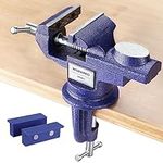 WORKPRO Bench Vise, 2.5 Inch Jaw Wi