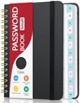 Spiral Password Book Small with Ind