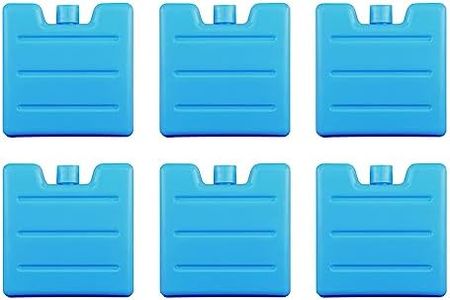 VonBueren 6 x Mini Kühlakkus für Kühltasche und Kühlbox 8x7,5x1,5 cm klein | 75 g je Kühlakku