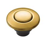 Moen AS-4201-BG Garbage Disposal Air Switch Button, Brushed Gold (BG)