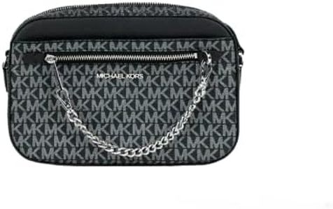 Michael Kors East West Chain, Brown, Black Silver, Large