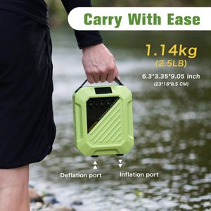 anoutway Rechargeable SUP Pump – 20PSI Quick Electric Paddle Board Air Pump