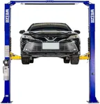 WEIZE 10000lbs 2 Post Car Lift with Double Point Release,2 Post Overhead Auto Truck Tractor Lift for Repair Store