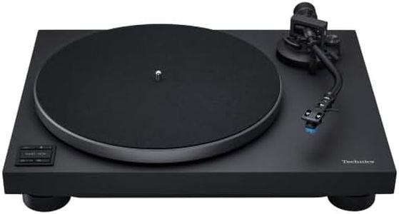 Technics Turntable, Premium Class HiFi Record Player with Coreless Direct Drive Motor and Bluetooth, Stable Playback, Audiophile-Grade Cartridge and Precision Tonearm, SL-40CBT-K, Aluminum
