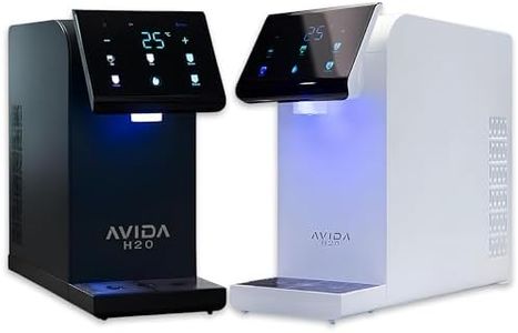 Avida H2O Bottleless Water Dispenser - Instant Hot and Cold Water Dispenser for Countertop W Full Installation Kit, Quiet Multi-Stage Filtration + UV Sterilization & Touchscreen Design, 2026 Ultra