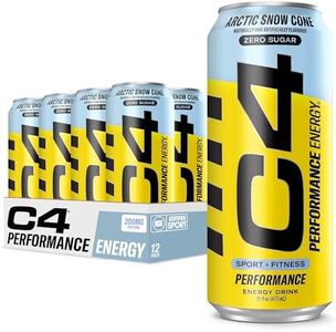 Cellucor C4 Carbonated Zero Sugar Energy Pre Workout Drink + Beta Alanine, (NEW) Sparkling Arctic Snow Cone, 16 Fl Oz, Pack of 12