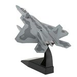 1/100 Scale Diecast F-22 Fighter Aircraft Display W/Detachable Stand