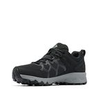 Columbia Men's Peakfreak 2 low rise hiking shoes, Black (Black x Ti Grey Steel), 10 UK