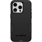 OtterBox iPhone 15 Pro (Only) Commuter Series Case - Black, Slim & Tough, Pocket-Friendly, with Port Protection