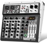 4 Channel Audio Interfacer DJ Mixer