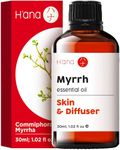 H’ana Myrrh Essential Oil for Skin (30 ml) - 100% Natural Myrrh Oil Essential Oils for Diffuser, Skin, Hair, Candle Making & Massage